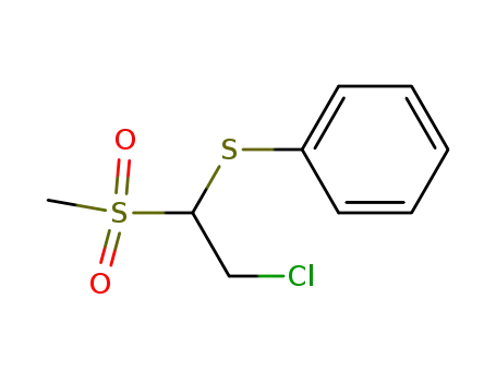 1-Phenylthio-2-chloraethylsulfon