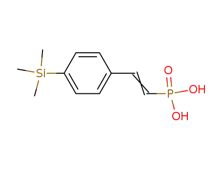 [(E)-2-(4-Trimethylsilanyl-phenyl)-vinyl]-phosphonic acid