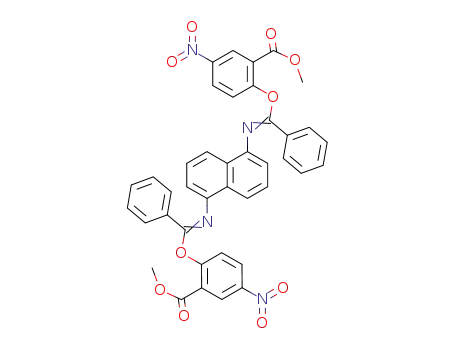 N,N'-<1,5-Naphthylen>-bis-benzimidsaeure-bis<4-nitro-2-methoxycarbonyl-phenylester>