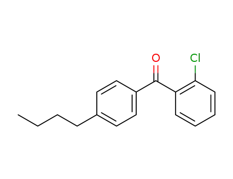 Molecular Structure of 64357-55-7 (4-N-BUTYL-2'-CHLOROBENZOPHENONE)