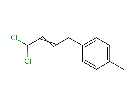 Molecular Structure of 22858-20-4 (1,1-Dichlor-4-(p-tolyl)-buten-<sup>(2)</sup>)