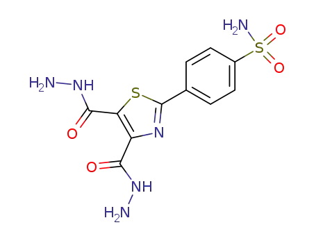 4-(4,5-bis-hydrazinocarbonyl-thiazol-2-yl)-benzenesulfonamide