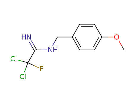 2,2-Dichloro-2-fluoro-N-(4-methoxy-benzyl)-acetamidine