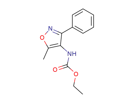 Molecular Structure of 21169-64-2 ((5-methyl-3-phenyl-isoxazol-4-yl)-carbamic acid ethyl ester)