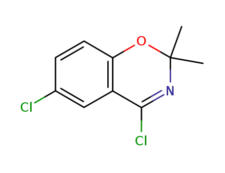 Molecular Structure of 74405-13-3 (4,6-Dichloro-2,2-dimethyl-2H-benzo[e][1,3]oxazine)