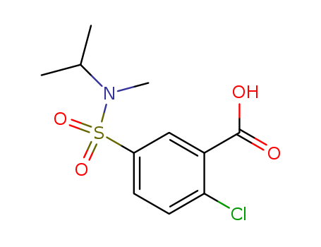 2-CHLORO-5-{[ISOPROPYL(METHYL)AMINO]SULFONYL}BENZOIC ACID