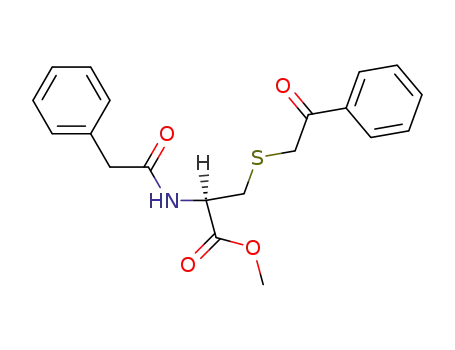 (R)-3-(2-Oxo-2-phenyl-ethylsulfanyl)-2-phenylacetylamino-propionic acid methyl ester