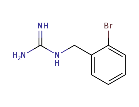 Molecular Structure of 3911-38-4 ((2-BROMOBENZYL)GUANIDINE)