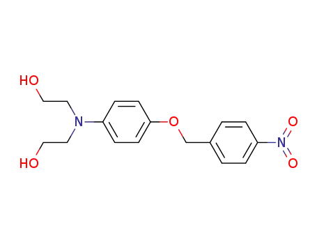 <4-(N,N-Bis-<2-hydroxy-aethyl>-amino)-phenyl>-<4-nitro-benzyl>-aether