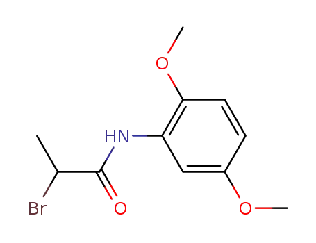Molecular Structure of 3245-91-8 (2-BROMO-N-(2,5-DIMETHOXYPHENYL)PROPANAMIDE)