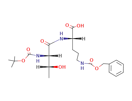 tert.-Butyloxycarbonyl-L-threonyl-N<sup>δ</sup>-benzyloxycarbonyl-L-ornithin