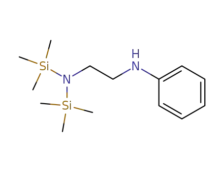 Molecular Structure of 17814-46-9 (N,N-Bis(trimethylsilyl)-N'-phenylethylenediamine)