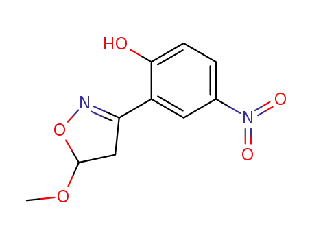 2-(5-Methoxy-4,5-dihydro-isoxazol-3-yl)-4-nitro-phenol