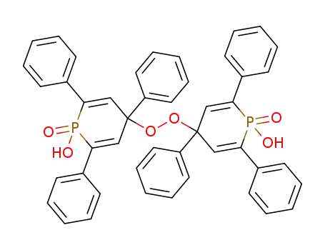 1,1'-dioxo-2,4,6,2',4',6'-hexaphenyl-1,4,1',4'-tetrahydro-4,4'-peroxy-bis-1λ<sup>5</sup>-phosphinin-1-ol