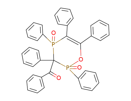 (2,4-dioxo-2,3,4,5,6-pentaphenyl-3,4-dihydro-2<i>H</i>-2λ<sup>5</sup>,4λ<sup>5</sup>-[1,2,4]oxadiphosphinin-3-yl)-phenyl-methanone