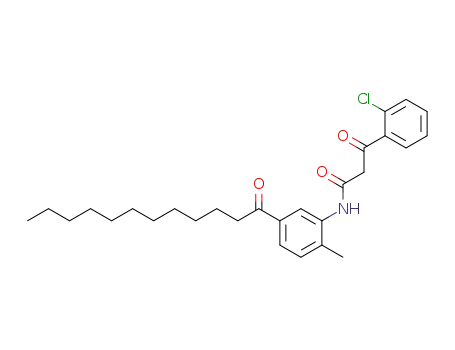 α-(2-Chlorbenzoyl)-2-methyl-5-lauroylacetanilid