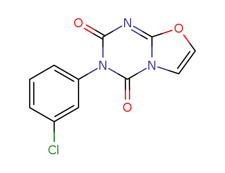3-(3-クロロフェニル)-2H-オキサゾロ[3,2-a]-1,3,5-トリアジン-2,4(3H)-ジオン