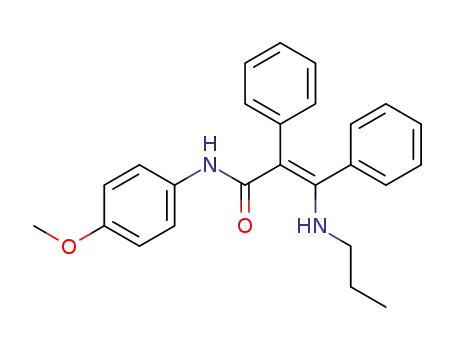 (<i>Z</i>)-<i>N</i>-(4-methoxy-phenyl)-2,3-diphenyl-3-propylamino-acrylamide