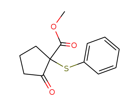 Methyl-2-oxo-1-(phenyl-thio)cyclo-pentan-carboxylat
