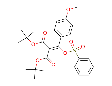 1-p-Methoxyphenyl-2.2-di-t-butoxycarbonylvinyl-benzolsulfonat