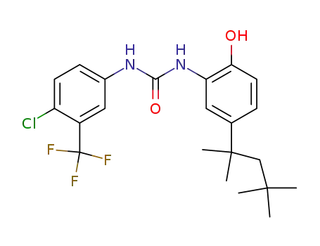 1-(4-Chloro-3-trifluoromethyl-phenyl)-3-[2-hydroxy-5-(1,1,3,3-tetramethyl-butyl)-phenyl]-urea