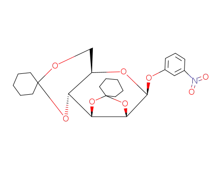 β-<(3-Nitro-phenyl)-2,3:4,6-di-O-cyclohexyliden-D-mannopyranosid>