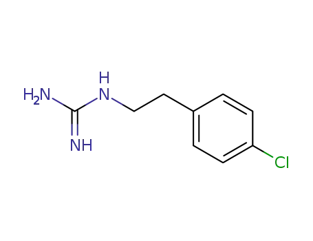 Molecular Structure of 46234-79-1 (N-[2-(4-CHLORO-PHENYL)-ETHYL]-GUANIDINE)