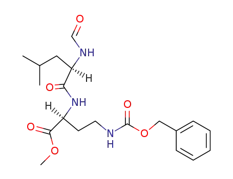 (S)-4-Benzyloxycarbonylamino-2-((R)-2-formylamino-4-methyl-pentanoylamino)-butyric acid methyl ester