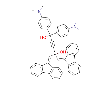 1,1-Bis-<fluorenylidenmethyl>-4,4-bis-<4-dimethylaminophenyl>-butindiol-(1,4)