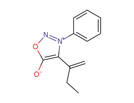 4-(1-ethyl-vinyl)-3-phenyl-sydnone