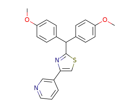 3-[2-(4,4'-dimethoxy-benzhydryl)-thiazol-4-yl]-pyridine