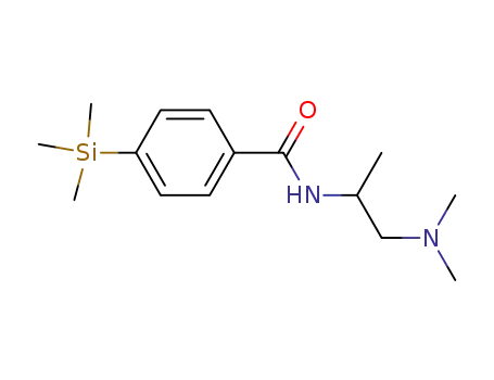 1-N-Dimethylamino-2-propylamino-p-trimethylsilylbenzamid
