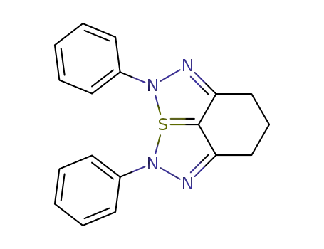 2,3-diphenyl-3,5,6,7-tetrahydro-2<i>H</i>-2aλ<sup>4</sup>-thia-1,2,3,4-tetraaza-cyclopenta[<i>cd</i>]indene