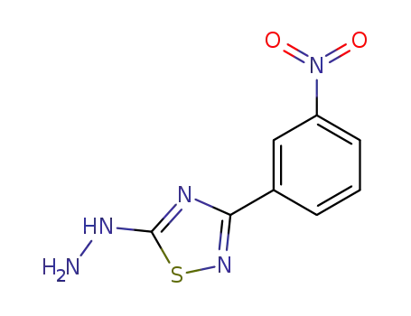 1,2,4-Thiadiazol-5(2H)-one, 3-(3-nitrophenyl)-, hydrazone