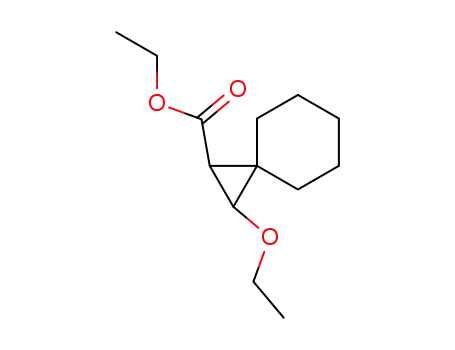 Spiro[2.5]octane-1-carboxylic acid, 2-ethoxy-, ethyl ester, trans-