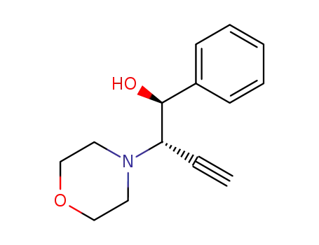 Molecular Structure of 36610-94-3 (2-(morpholin-4-yl)-1-phenylbut-3-yn-1-ol)