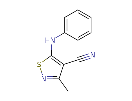 5-ANILINO-3-METHYLISOTHIAZOLE-4-CARBONITRILE
