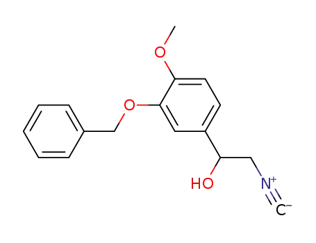 1-(3-benzyloxy-4-methoxy-phenyl)-2-isocyano-ethanol