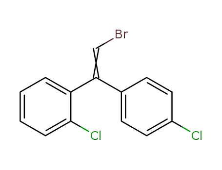 Molecular Structure of 69537-88-8 (1-[(E)-2-bromo-1-(4-chlorophenyl)ethenyl]-2-chlorobenzene)