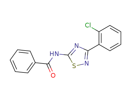 <i>N</i>-[3-(2-chloro-phenyl)-[1,2,4]thiadiazol-5-yl]-benzamide