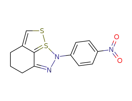 2-(4-nitro-phenyl)-2,5,6,7-tetrahydro-2aλ<sup>4</sup>,3-dithia-1,2-diaza-cyclopenta[<i>cd</i>]indene