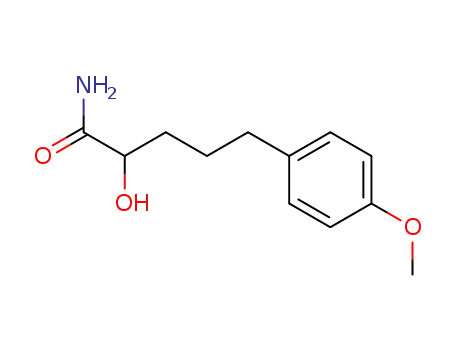 2-hydroxy-5-(4-methoxy-phenyl)-pentanoic acid amide