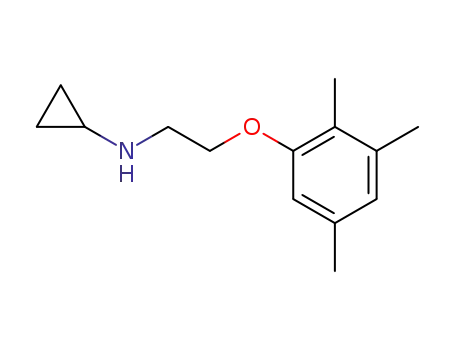 Molecular Structure of 802834-89-5 (Cyclopropylamine, N-[2-(2,3,5-trimethylphenoxy)ethyl]- (8CI))
