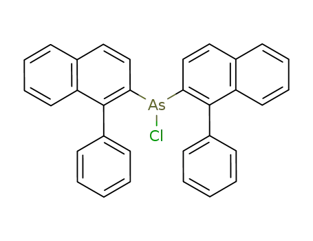Bis-<1-phenyl-naphthyl-(2)>-chlorarsin