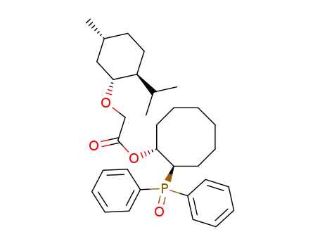 (1R,2R)-2-Diphenylphosphinylcyclooctyl-menthoxyacetat