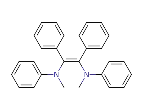 Molecular Structure of 54212-63-4 (1,2-di(N-methylanilino)-1,2-diphenylethene)