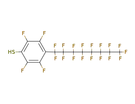 Molecular Structure of 54245-67-9 (2,3,5,6-Tetrafluoro-4-heptadecafluorooctyl-benzenethiol)