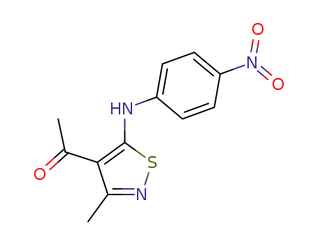 1-[3-methyl-5-(4-nitro-anilino)-isothiazol-4-yl]-ethanone