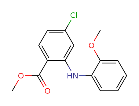 Benzoic acid, 4-chloro-2-[(2-methoxyphenyl)amino]-, methyl ester