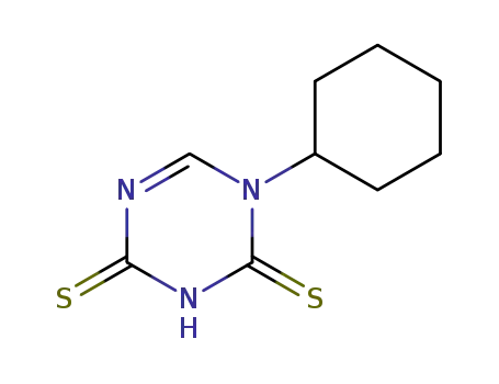 1-Cyclohexyl-1,3,5-triazine-2,4-dithione